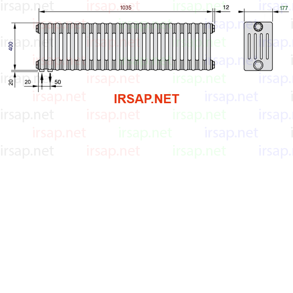 Радиатор IRSAP Tesi 50400/23 T18 CL 01